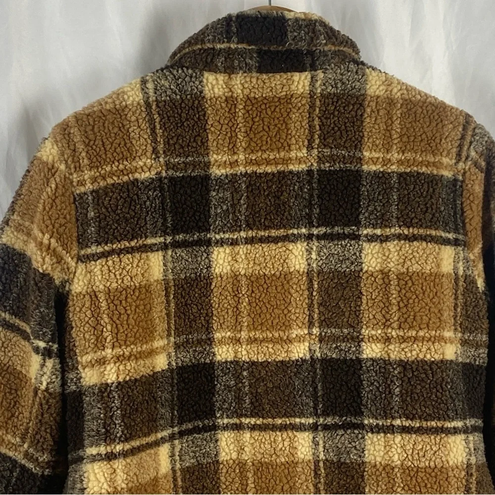 Have Women’s Plaid Teddy Jacket Size Large - Picture 16 of 16